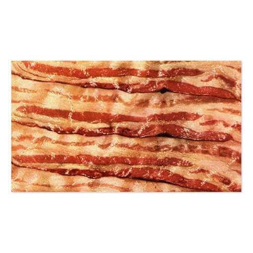 Customizable BACON business cards! (front side)