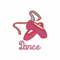 Customizable Ballet Slippers Dance Tees embroidered shirts by naturetees Customizable Ballet Slippers Dance Tees embroidered shirts