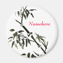 Customizable: Bamboo Magnets
