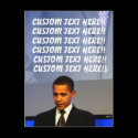 Customizable Barack Obama Postcard by pantavila Customizable Barack Obama Postcard