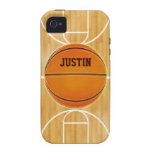 Customizable Basketball Court iPhone 4 Cover