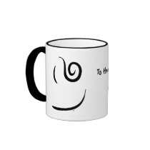 Customizable "Be Happy" on Father's Day Mug