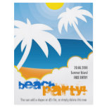 Customizable Beach Party flyer
