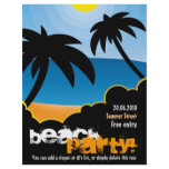 Customizable Beach Party flyer