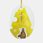 Customizable: Big cheese Christmas Ornament
