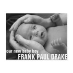 Customizable Birth Annoucement 2 postcards