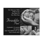 Customizable Birth Announcement Customized Post Cards