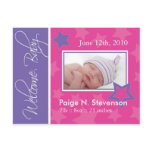 Customizable Birth Announcement