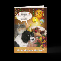 (Customizable) Birthday with Pets cards