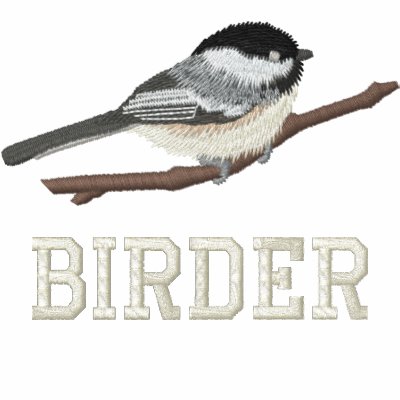 Customizable Black-capped Chickadee Embroidered Hooded Sweatshirts Customizable Black-capped Chickadee Embroidered Hooded Sweatshirts