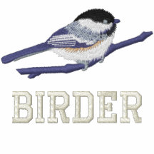 Customizable Black-capped Chickadee Embroidered Hooded Sweatshirts