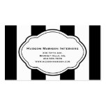 Customizable Black & White Business Card