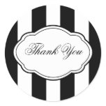 Customizable Black & White Sticker Label