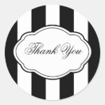 Customizable Black & White Sticker Label