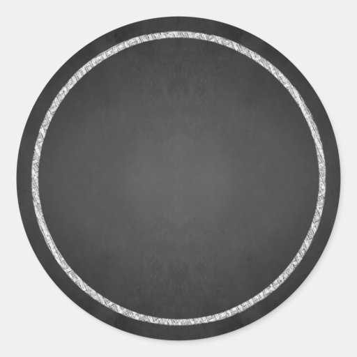 Customizable Blank Faux Chalkboard Stickers Zazzle