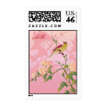 Customizable: Blossoms and bird Stamps