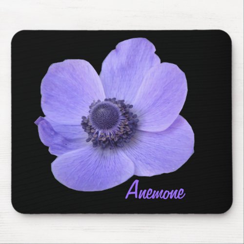 Customizable Blue Anemone Flower Mousepad mousepad
