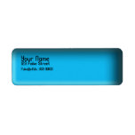 Customizable Blue Dish Return Labels