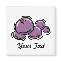 Customizable Blueberry Magnet (LIGHT)