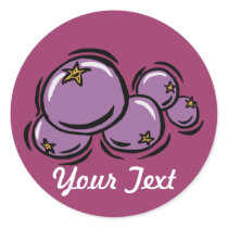 Customizable Blueberry Sticker (DARK)