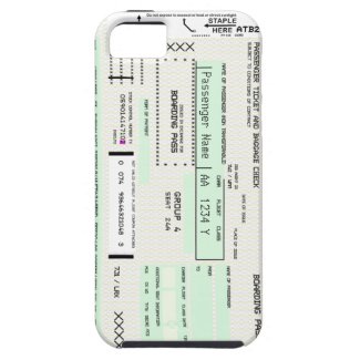  Tkank you Thursday - Customizable Boarding Pass Iphone 5 Case