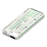 Customizable Boarding Pass - Iphone 5 Case