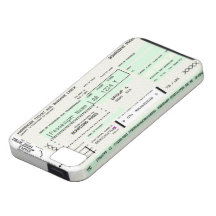 Customizable Boarding Pass - Iphone 5 Case