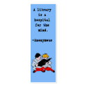 Customizable Bookmarks business cards