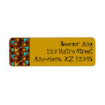 Customizable Boomerang Return Address Label