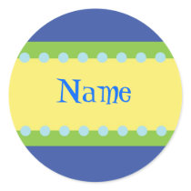 Customizable Boys Name Stickers