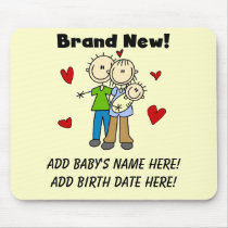 Customizable Brand New Baby Mousepad