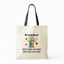 Customizable Brand New Baby Tote Bag by stick_figures Customizable Brand New Baby Tote Bag