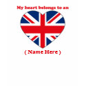 Customizable British T-shirt