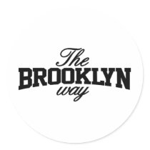 Customizable Brooklyn Round Stickers