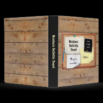 Customizable Bulletin Board binders