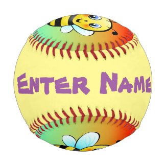 Customizable Bumblebee Baseball