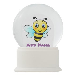 Customizable Bumblebee Snow Globes