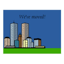 Customizable Business Just Moved Cards Postcard