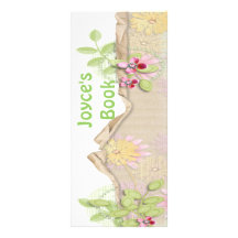 Customizable Butterfly Bookmark Book Mark Rack Card Template