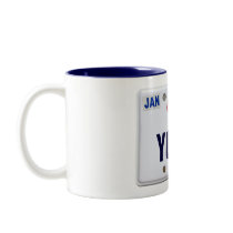 (Customizable) California License Plate Coffee Mug