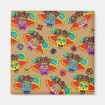Customizable Catrina Sugar Skulls Refrigerator Magnets