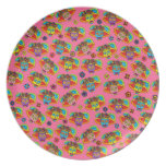 Customizable Catrina Sugar Skulls Party Plates