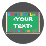 Customizable Chalkboard, <YOURTEXT> stickers
