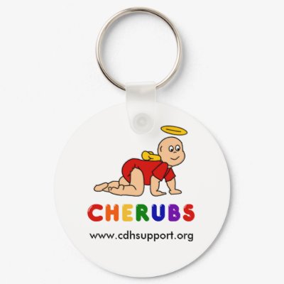 Customizable CHERUBS Logo Keychain by cherubs
