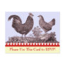 Customizable Chicken BBQ RSVP Response Card