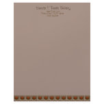Customizable Chocolate Cake BakeryLetterhead