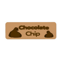 Customizable Chocolate Chip Bakery Labels labels