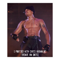 CUSTOMIZABLE Chris Brown Poster - Chris Brown Work posters