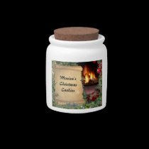 Customizable Christmas Cookies candy jars