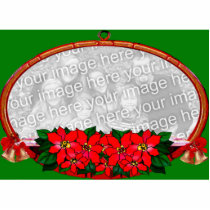 Customizable Christmas Frame Ornament photo sculptures